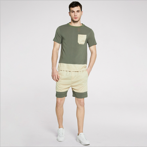 Haute qualité Meilleur vente/Offre Spéciale 100% coton Fabrication Personnalisé Homme T-shirt Et Shorts Slim Fit Écologique Homme Ensemble - Product Image 1