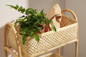Panier de rangement à 3 niveaux, panier en rotin et en bambou naturel, vente en gros, fabriqué au Vietnam - Product Image 3