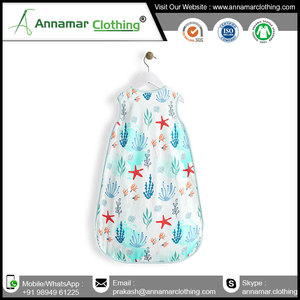 Saco de dormir de bebé de diseño personalizado fabricante India 100 saco de dormir de bebé de algodón orgánico con personalización tiene certificado - Product Image 6