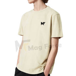 เสื้อยืดผู้ชายผ้าฝ้ายแท้ สตรีทแวร์ ทรงปกติ แขนสั้น คอกลม เป็นมิตรกับสิ่งแวดล้อม ระบายอากาศได้ดี น้ำหนัก 180 กรัม - Product Image 5