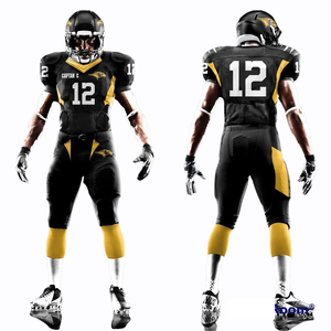 Uniforme de Fútbol Americano Personalizado, Sublimado, 100% Poliéster, Transpirable, Tallas Grandes, Antibacterial, Protección UV, Secado Rápido - Product Image 1