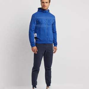 Survêtements personnalisés pour hommes avec fermeture éclair 100% polyester couleurs régulières manches longues avec votre propre logo pour la saison d'hiver des hommes - Product Image 3