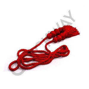 Cincture zingulum พู่เรยอน cincture สำหรับพระสงฆ์ที่กำหนดเองสีขาวและสีทองขายจำนวนมาก - Product Image 5