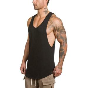 Fait sur mesure Dry Fit Fitness Gym débardeurs été décontracté Sport gilets Singlets Sublimation quantité imprimer pour hommes Fitness Chine - Product Image 5