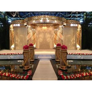 จักรวาลวิวาห์สุดอลังการสำหรับงานแต่งงานอินเดียหรูหราประดับเพชรสีทองสวยงามสำหรับงานแต่งงานสไตล์ฮินดูมีเอกลักษณ์ไม่เหมือนใครการตั้งค่าจักรวาล USA - Product Image 1