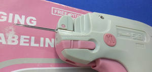 Banok <b>Tagging</b> <b>Gun</b> for <b>Clothing</b> Fabric Stainless Steel Neelde Bano'k 503 XL Fine Long Needle Made in Japan Underwear Thin Garment - Product Image 2