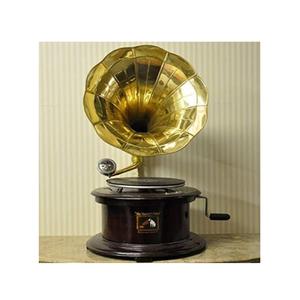 Gramófono decorativo Metal europeo hecho a mano modelo hogar artesanía adornos tocadiscos decoración del hogar regalos - Product Image 6