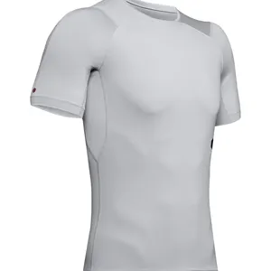 कस्टम पॉलिएस्टर हल्के वजन पतला रनिंग mens स्वास्थ्य स्नायु त्वरित संपीड़न टी शर्ट के लिए जिम शर्ट पुरुषों