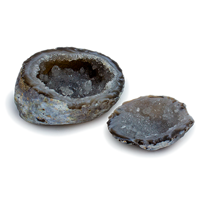 Paires de géodes d'agate brute en gros provenant du Brésil (Rio Grande do Sul) - Pierres précieuses