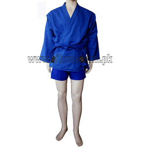Premium Quality Cotton Fabric Sambo Wrestling Suits Russian Judo Martial Arts <b>Kimono</b> Sambo <b>Jacket</b> and Short - Product Image 6