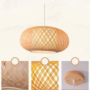 Le plus chaud de Conception lustre Arrivée Traditionnels Tissés À La Main Naturel lampes De Table En Bambou de Haute Qualité En Osier Abat-Jour - Product Image 2