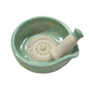 Râpe à <span class=keywords><strong>fromage</strong></span> espagnole en céramique bleue <span class=keywords><strong>lavande</strong></span>, bol râpeur en porcelaine - Product Image 4