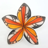Bunga Busa Plumeria Frangipani Buatan Tangan dengan Tato Unik Berkualitas Tinggi