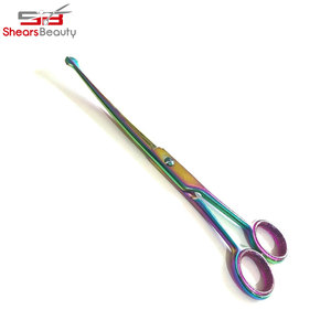 Tijeras DE SEGURIDAD ecológicas de calidad profesional, nuevas tijeras de aseo para mascotas para el cuidado de perros, aseo de limpieza profesional - Product Image 4