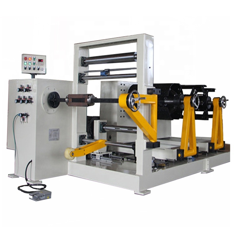 Cheap Simple Two Decoilers Copper Strip Dry Type Transformer Foil Winding Machine