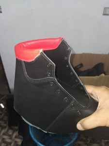 Chaussures de moto en cuir de vache véritable Bottes de moto - Product Image 3