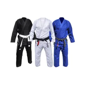 Uniformi di addestramento del vestito di Gi di Taekwondo di Judo di karate di BJJ di marca su ordine dei fornitori