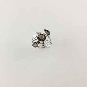 แหวนเงินแท้ 925 ประดับด้วยพลอยควอตซ์สโมกกี้ ดีไซน์เฉพาะตัว พร้อมกรอบแบบ Bezel เหมาะสำหรับงานแต่งงาน งานเลี้ยง หรือวันครบรอบ - Product Image 3