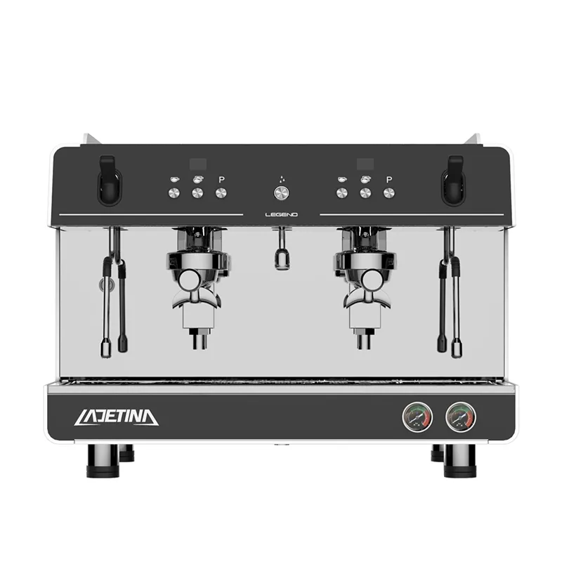 नई डिजाइन वाणिज्यिक कॉफी मशीन के लिए कैफे, रेस्तरां के साथ तांबा बायलर मशीन कॉफी कॉफी भाप और गर्म पानी