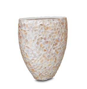 Pot de plante en fibre de verre nacre pour la décoration de la maison | Planteur de coquillage et pots pour Offre Spéciale de taille personnalisée - Product Image 3