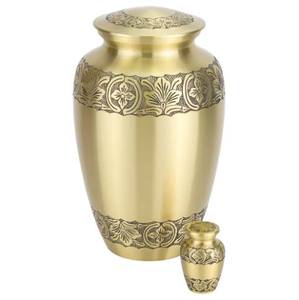 Gran oferta, urna de cremación de Metal, ataúd y ataúd, suministros funerarios de Metal, urnas para cenizas para adultos, contenedor de cremación conmemorativo, la mejor calidad - Product Image 6