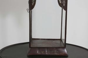 FAROL DE Metal marroquí hecho a mano, vela de cristal transparente para festival, decoración de la mejor calidad - Product Image 3