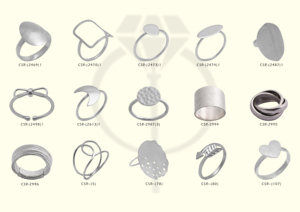 แหวนสามเส้นสีเงินสเตอร์ลิง925แข็งแบบคลาสสิกชุบเงินทันสมัยเหมาะสำหรับงานครบรอบแต่งงาน - Product Image 3