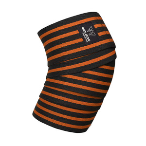 Gym Knee <b>Wraps</b> Custom Size Logo Weightlifting Powerlifting Professional Gym Knee <b>Wraps</b> Fitness Workout Gym Training Knee <b>Wraps</b>. - Product Image 3