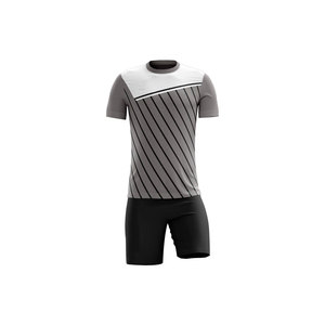 Camiseta de fútbol barata de alta calidad de fábrica OEM 100% poliéster Club Gel de silicona impresión fútbol Jersey Kit conjuntos de uniformes de fútbol - Product Image 2