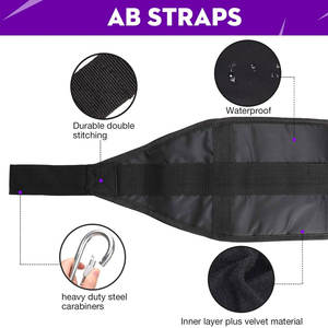 Geo Brother Co - Correa de Ejercicio Abdominal para Entrenamiento de Fuerza del Core, Barra Horizontal Acolchada para Dominadas, Bandas de Resistencia para Abdominales - Product Image 4