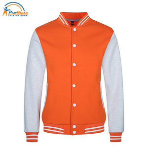 Chaquetas de Invierno de Béisbol Personalizadas al por Mayor, de Poliéster/Algodón, con Letras Universitarias Bordadas, de Alta Calidad - Product Image 5