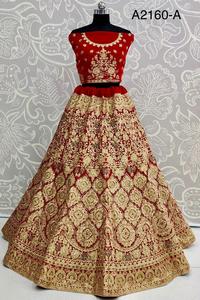 Vêtements de mariage indiens, exclusifs, lehenga de mariage de couleur marron, mode, lehenga choli, vêtements de mariage punjabi, designer, lehenga - Product Image 2