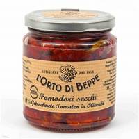 L'Orto Di Beppe Triveri Sauce tomate et poivron 100% italienne fraîche 280g en conserve sous vide, préparée à l'huile