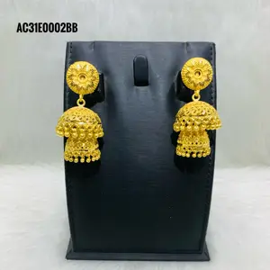 एक ग्राम सोना मढ़वाया Jhumka कान की बाली