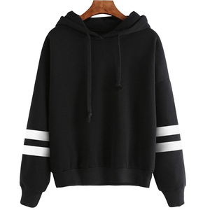 ใหม่ที่กําหนดเองผู้หญิงสีทึบเสื้อแขนยาว Street สวมใส่ Hoodies ผู้หญิง Hoodies และเสื้อสเวตเตอร์ - Product Image 5