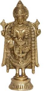 ทิพิบาลาจิรูปปั้นทองเหลืองรูปปั้นตกแต่งด้วยมือสำหรับบ้านวัดห้องนั่งเล่นและห้องพูจา - Product Image 5