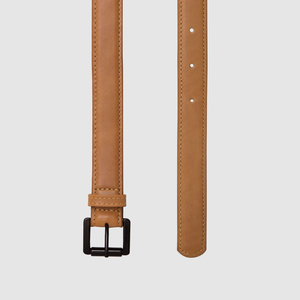 Cinturón de cuero genuino para mujer Cuero de vaca Premium con hebilla de hierro metálico OEM disponible - Product Image 2