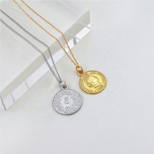 16 MILLIMETRI rotonda del pendente della <span class=keywords><strong>moneta</strong></span> ritratto della collana dei monili dell'annata vecchio <span class=keywords><strong>moneta</strong></span> <span class=keywords><strong>d</strong></span>'<span class=keywords><strong>oro</strong></span> S925 sterling argento del pendente della collana delle donne - Product Image 5