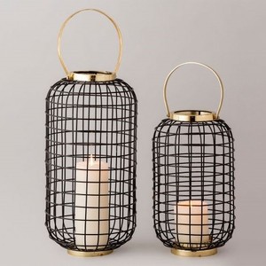 Silver Metal Wire Tea Light Candle Holders for Indoor Outdoor, Events, Parties and Wedding Decorations - Product Image 5