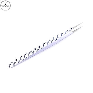 Pinzas para pestañas postizas de Color blanco, Punta puntiaguda, herramienta personalizada con nombre de marca y embalaje, venta al por mayor, selección y separación - Product Image 6