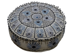 2023 moderno lado asiento Extra hecho a mano multifunción PUF Hogar Nueva colección de verano algodón Suzani tela bordada - Product Image 3