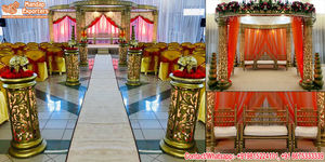 Mandela de fibra de boda de palacio de La Reina real, decoración de mandalas de boda de palacio de Rajwada - Product Image 2