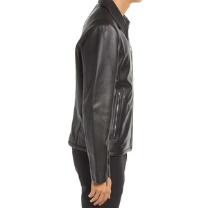Chaqueta de Motocicleta Personalizada para Hombre, Modelo 2026, 100% Cuero, Cuello Redondo, Resistente al Viento e Impermeable, Reversible, Precio Económico, Diferentes Diseños y Colores - Product Image 3