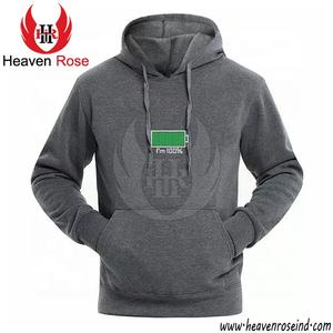<b>Mens</b> Custom Printed Pullover Hoodie 320GSM Cotton Fleece Winter Hooded Sweatshirt OEM Wholesale Pakistan - Product Image 5