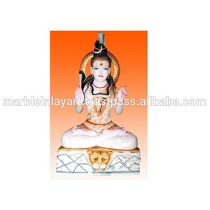 Makrana หินอ่อนสีขาวพระอิศวรประติมากรรม - Product Image 1