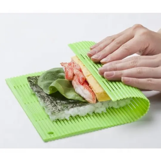 Wholesale Maki Sushi Kit for Beautiful Finish - Set of Mini Rolling Sheet and Mini Rice Paddle -