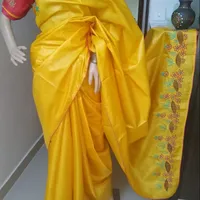 新しいデザインのインドのドレスシルクサリーインドインドのカンチプラムのシルクサリーシルクサリーを着用する準備ができています