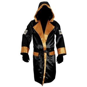 Bata de boxeo de poliéster hecha a medida al mejor precio con capucha, ropa deportiva de satén, gran oferta, Impresión de logotipo personalizado - Product Image 4