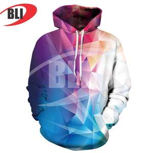 เสื้อฮู้ดแฟชั่นแบบสวมหัวสำหรับผู้ชายผ้าขนแกะโพลีเอสเตอร์ผ้าฝ้ายพิมพ์ลายซับลิเมชัน - Product Image 3