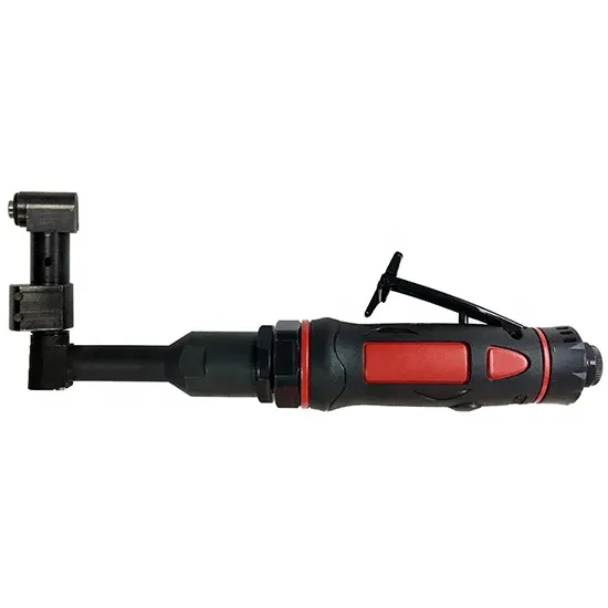 1/4" RIGHT ANGLE AIR DRILL WITH 360 DEGREE UNIVERSAL JOINT (THREADED TYPE) (0.5 HP) (3600 RPM) (259 MM) (GS-0729MC)